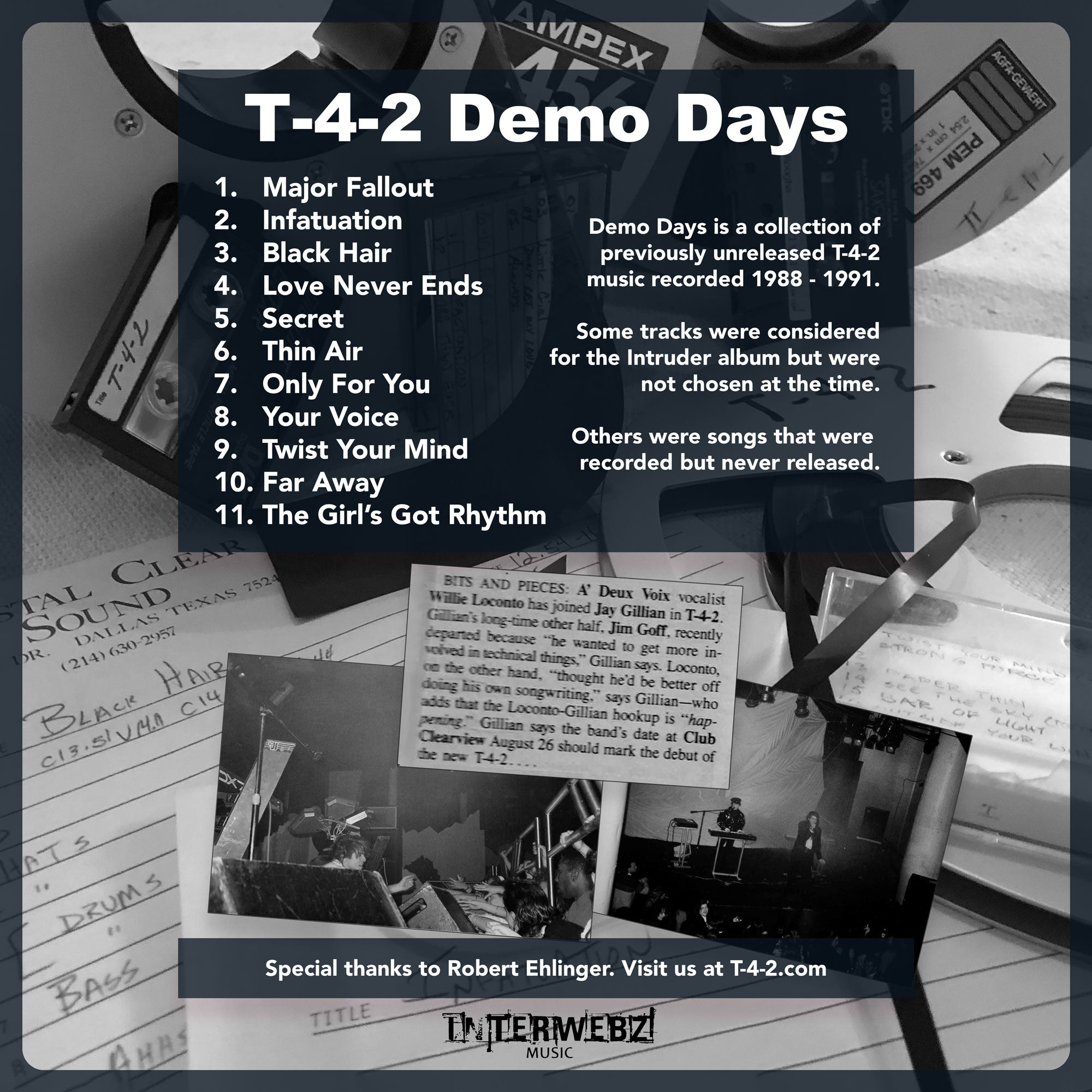 T-4-2 Demo Days CD